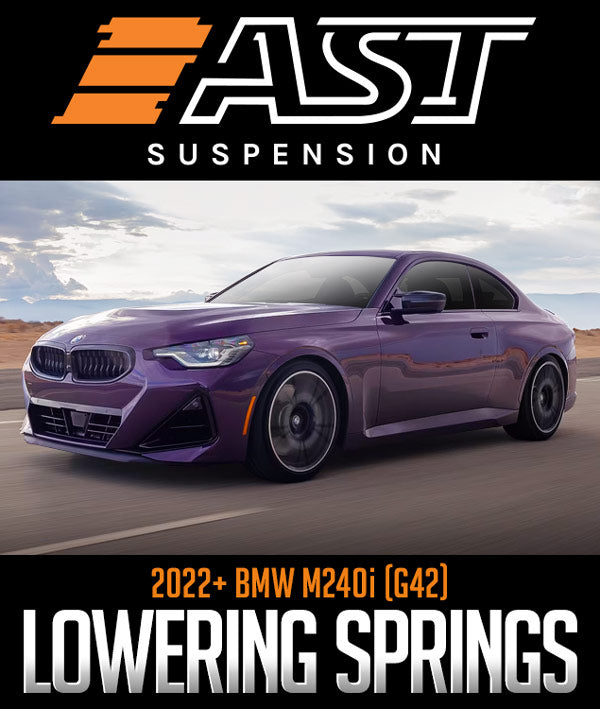 AST BMW G42 M240I RWD Lowering Spring 30mm Front/25mm Rear
