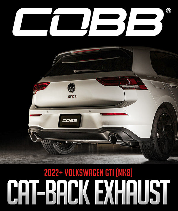 Cobb 22-23 Volkswagen Golf GTI MK8 Stainless Steel Cat-Back Exhaust