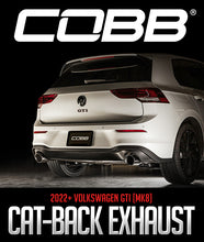 Load image into Gallery viewer, Cobb 22-23 Volkswagen Golf GTI MK8 Stainless Steel Cat-Back Exhaust