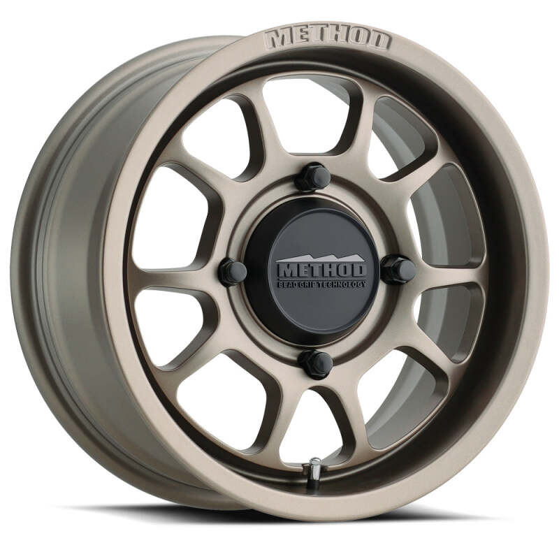 Method MR409 Bead Grip 14x7 / 5+2/38mm Offset / 4x136 / 106.25mm CB Steel Grey