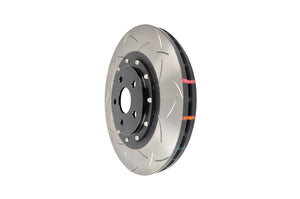 DBA 11-17 Jeep Grand Cherokee Trackhawk (6.2L V8) 5000 Series Slotted Front Brake Rotor w/Black Hat