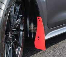 Load image into Gallery viewer, Cusco 2023+ Toyota GR Corolla (GZEA14H) AWD Front Red EVA Mud Flaps - Set of 2