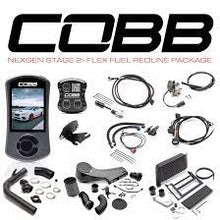 Load image into Gallery viewer, Cobb 15-17 Subaru WRX NexGen Stage 2 + CAN Flex Fuel Redline Carbon Fiber Power Package - Black