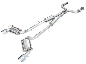 AWE Tuning 2023 Nissan Z RZ34 RWD Touring Edition Cat-Back Exhaust System w/ Chrome Silver Tips