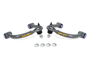 SuperPro 03-09 Lexus GX470 / Toyota 4Runner Sport 4WD Front Upper Fixed Offset Control Arm Set