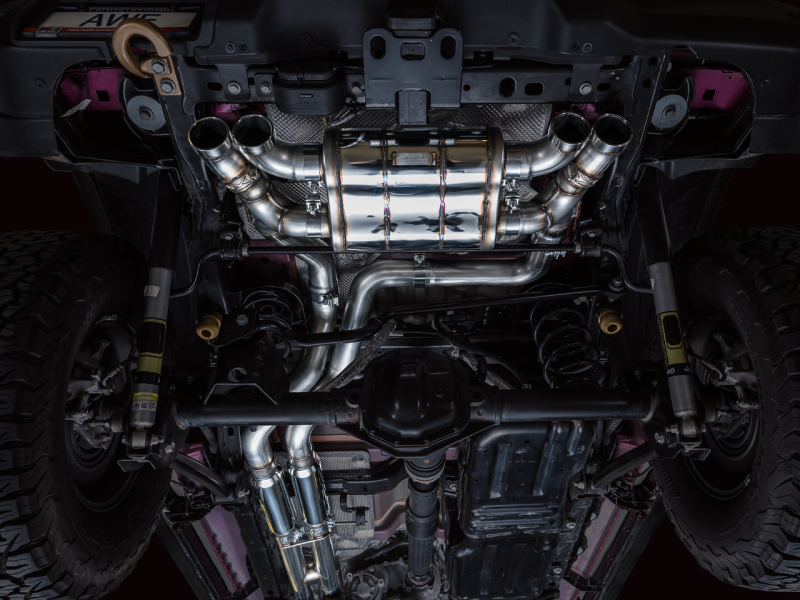 AWE Tuning 21+ Wrangler 392 Switchpath Cat-Back Exhaust- Quad BashGuards