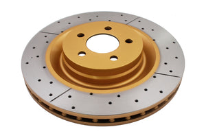 DBA 08-15 Dodge Challenger SRT-8 Front Drilled & Slotted Street Series Rotor
