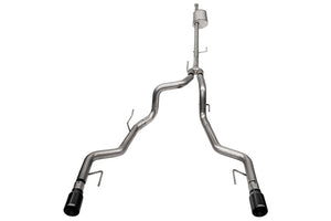 Corsa 2022-2025 Ford F-150 SuperCrew/5.5ft Bed 5.0L V8 Sport Cat-Back Dual Rear Exit-Black PVD