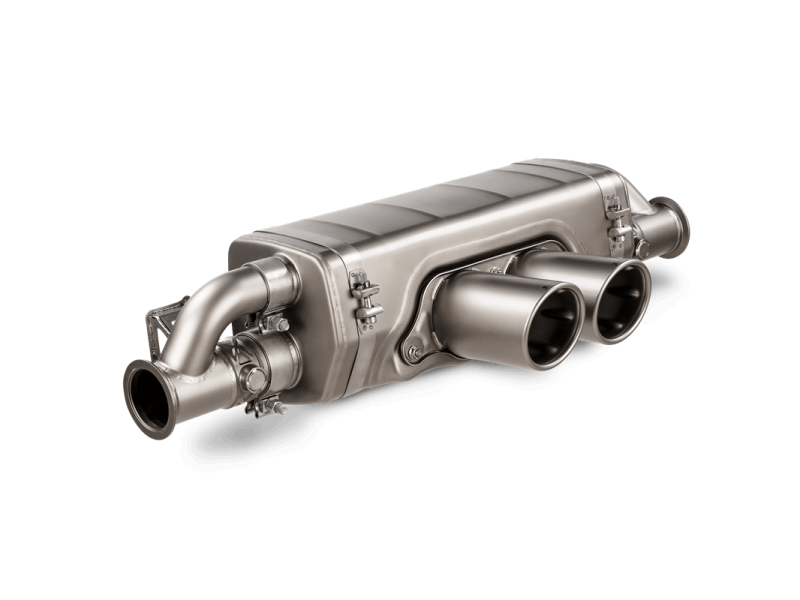 Akrapovic 2021-24 Porsche 911 GT3/GT3 RS (992/992.2) Slip-On Race Line (Titanium) w/Titanium Tips