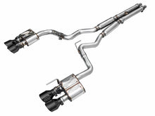 Load image into Gallery viewer, AWE 2024 Ford Mustang GT Fastback S650 RWD SwitchPath Cat-Back Exhaust w/ Quad Diamond Black Tips