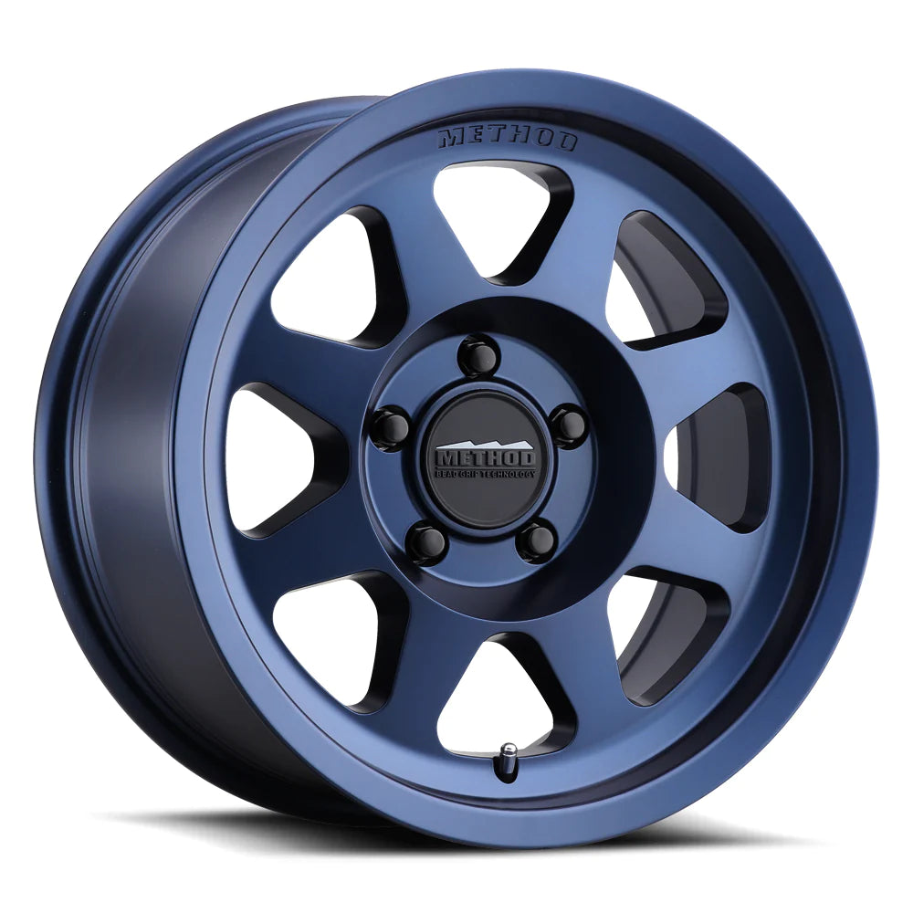 Method Wheels MR707 Bead Grip 18x9 25mm Offset 5x150 BP 110.5mm CB 6.0in BS Bahia Blue Wheel