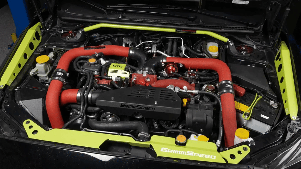 GrimmSpeed 2013+ Subaru BRZ / 2022+ Subaru WRX Engine Bay Dress-Up Caps - Black