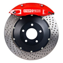 Load image into Gallery viewer, StopTech 06-10 Golf/Jetta Front BBK ST-40 Caliper Red 2pc Zinc Slotted 355x32mm Drilled Rotor