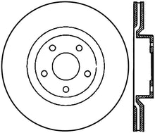 Load image into Gallery viewer, StopTech Power Slot 06-08 Cadillac XLR-V SC / 06-10 Corvette (Z51) Front Right Slotted CRYO Rotor