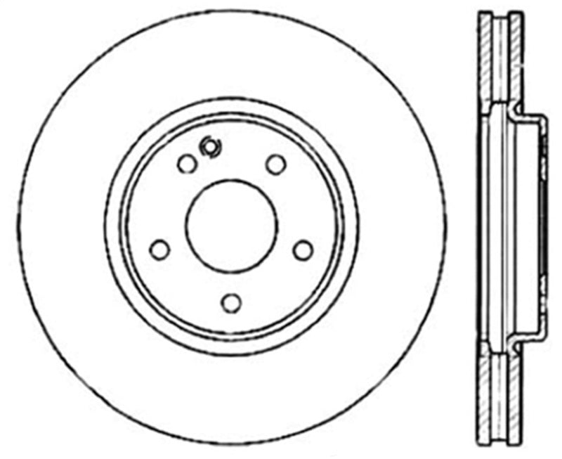 StopTech Slotted & Drilled Sport Brake Rotor