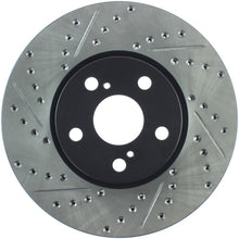 Load image into Gallery viewer, StopTech SportStop 09-10 Pontiac Vibe / 08-11 Scion xD Slotted &amp; Drilled Right Front Rotors