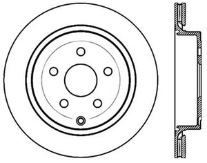 StopTech Sport Slot 08-09 Pontiac G8 Slotted Rear Left Cryo Rotor