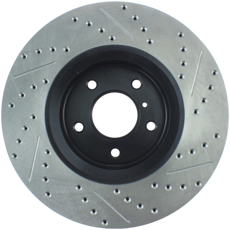 StopTech 11/05 Infiniti FX35/45 SportStop Slotted & Drilled Front Right Rotor