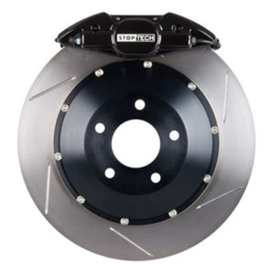 StopTech 99-02 Audi S4 Rear Big Brake Kit Black ST-22 Calipers 328x28mm Slotted Rotors