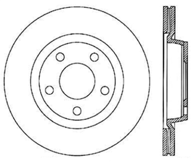 StopTech Slotted & Drilled Sport Brake Rotor