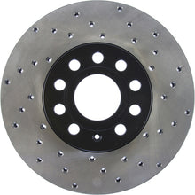 Load image into Gallery viewer, StopTech 05-10 VW Jetta (Exc Wagon) / 09-10 Jetta Wagon /07-10 Rabbit Drilled Cryo Left Front Rotor