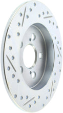 Load image into Gallery viewer, StopTech Select Sport Drilled &amp; Slotted Rotor - Rear Left