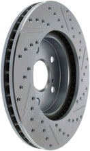Load image into Gallery viewer, StopTech Select Sport Select Sport 06-15 Lexus IS250 Sport Slotted &amp; Drilled Front Right Rotor