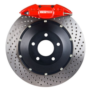 StopTech BBK 04-08 Acura TSX Rear Red ST-22 328x28 Drilled Rotors