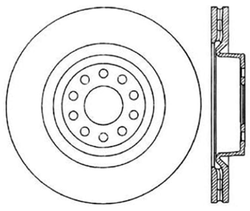 StopTech Slotted & Drilled Sport Brake Rotor