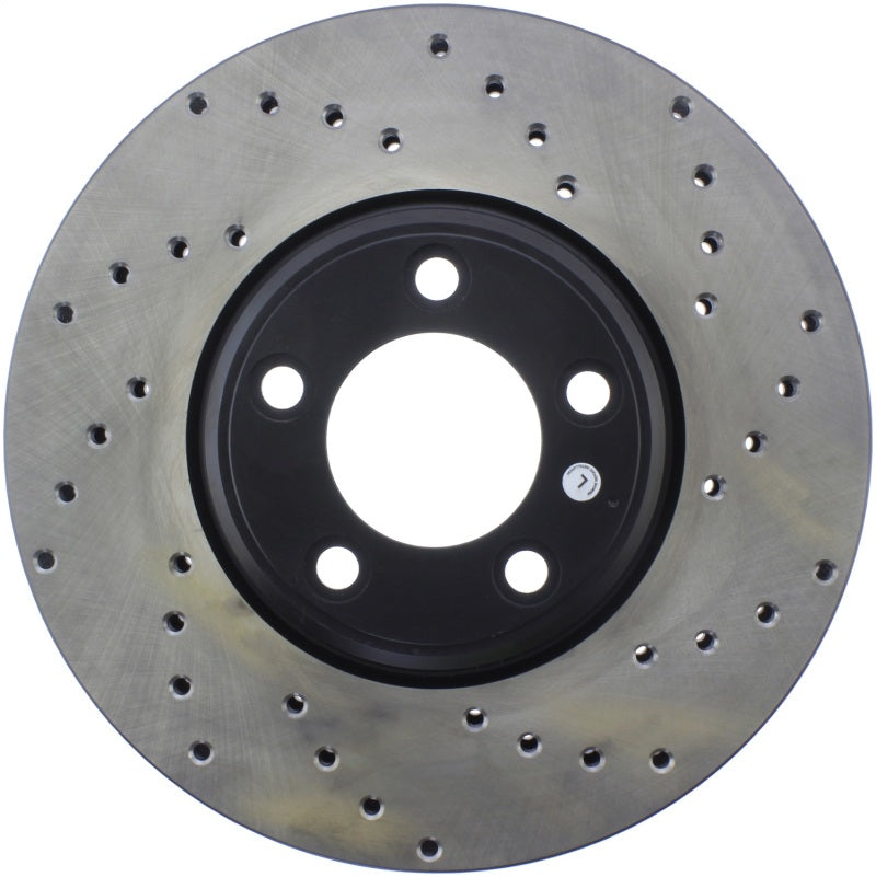 StopTech 02-05 Ford Thunderbird / 00-05 Jaguar S Type / 00-06 Lincoln LS Drilled Left Front Rotor