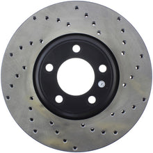 Load image into Gallery viewer, StopTech 02-05 Ford Thunderbird / 00-05 Jaguar S Type / 00-06 Lincoln LS Drilled Left Front Rotor