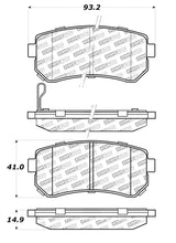 Load image into Gallery viewer, StopTech 10-13 Kia Forte Koup Street Select Rear Brake Pads