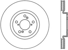 Load image into Gallery viewer, StopTech 07-13 Acura MDX Sport Slotted &amp; Drilled Front Right Cryo Rotor