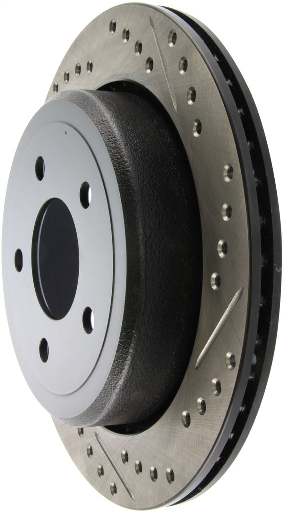 StopTech 03-09 Ford Crown Vic / 03-09 Mercury Grand Marquis Rear Left Slotted & Drilled Rotor