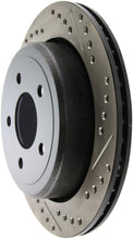 Load image into Gallery viewer, StopTech 03-09 Ford Crown Vic / 03-09 Mercury Grand Marquis Rear Left Slotted &amp; Drilled Rotor