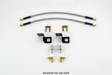 Load image into Gallery viewer, Wilwood Flexline Kit 14 inch -3 M10-1.5 IF 1/8 NPT 90 Degree