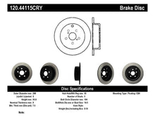 Load image into Gallery viewer, Stoptech 01-05 Toyota Celica GT-S/05-09 Scion tC Rear CRYO-STOP Rotor