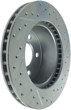 Load image into Gallery viewer, StopTech Select Sport 90-98 Jeep Cherokee 4WD/93-98 Grand Cherokee Slotted/Drilled Right Front Rotor