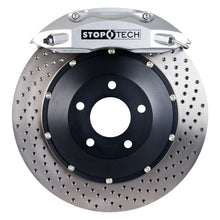 Load image into Gallery viewer, StopTech 06-10 Golf/Jetta Front BBK ST-40 Caliper Silver 2pc Zinc Slotted 355x32mm Drilled Rotor