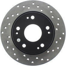 Load image into Gallery viewer, StopTech 04-08 Acura TSX / 03-07 Honda Accord Coupe/Sedan Drilled Rear Left Rotor