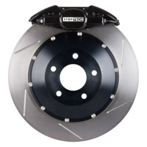 StopTech 95-02 Nissan Skyline Rear BBK w/ Black ST-22 Calipers Slotted 355X32mm Rotors/Pads/SS Lines