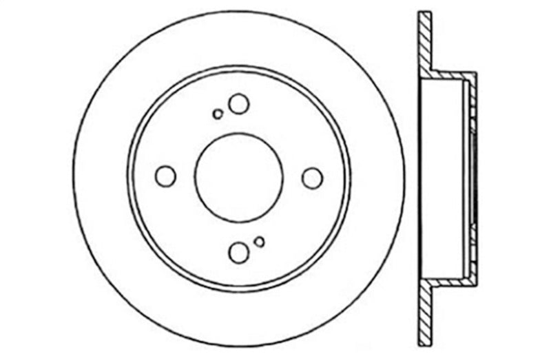 StopTech Drilled Sport Brake Rotor
