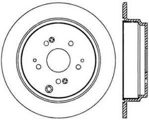 StopTech 17-18 Honda Civic Cryo Slotted Rear Right Sport Brake Rotor
