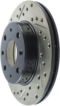 Load image into Gallery viewer, StopTech 90-91 Honda CRX HF 1.5L / 00-06 Honda Insight MIT/CVT Slotted &amp; Drilled Right Front Rotor