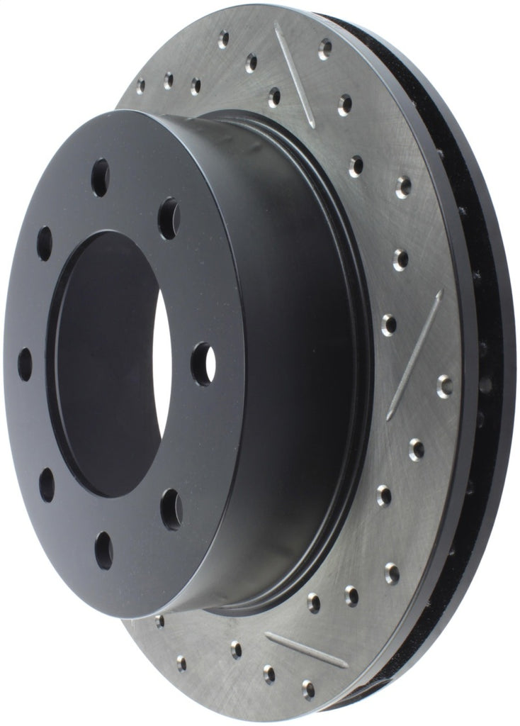 StopTech 00-08 Chevy Avalanche Slotted & Drilled Left Rear Rotor