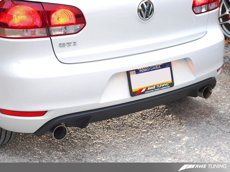 AWE Tuning Mk6 GTI Performance Cat-Back - Chrome Silver Round Tips
