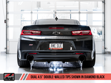 Load image into Gallery viewer, AWE Tuning 16-19 Chevrolet Camaro SS Axle-Back Exhaust - Track Edition (Diamond Black Tips)