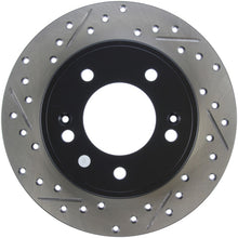 Load image into Gallery viewer, StopTech 11-16 Hyundai Elantra Slotted &amp; Drilled Right Rear Rotor