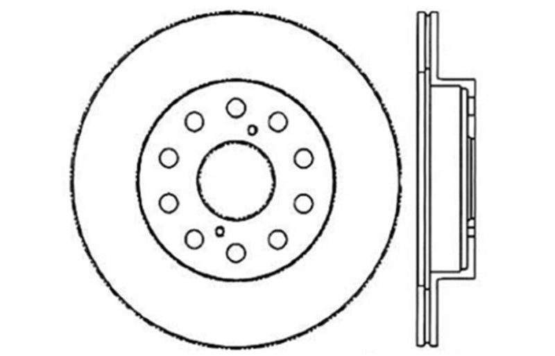 StopTech 90-95 Toyota MR2/MR2 Spyder (Exc Turbo)/90-91 MR2 Turbo Drilled Rear Left Rotor