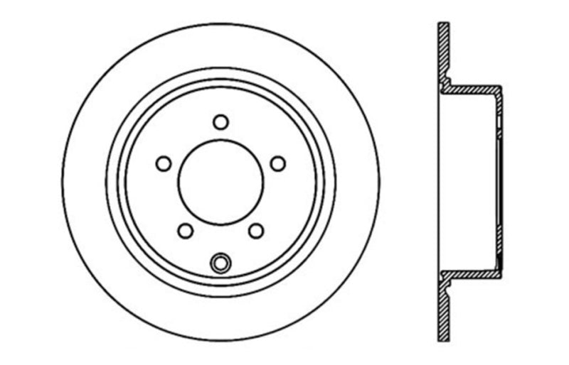 StopTech Drilled Sport Brake Rotor